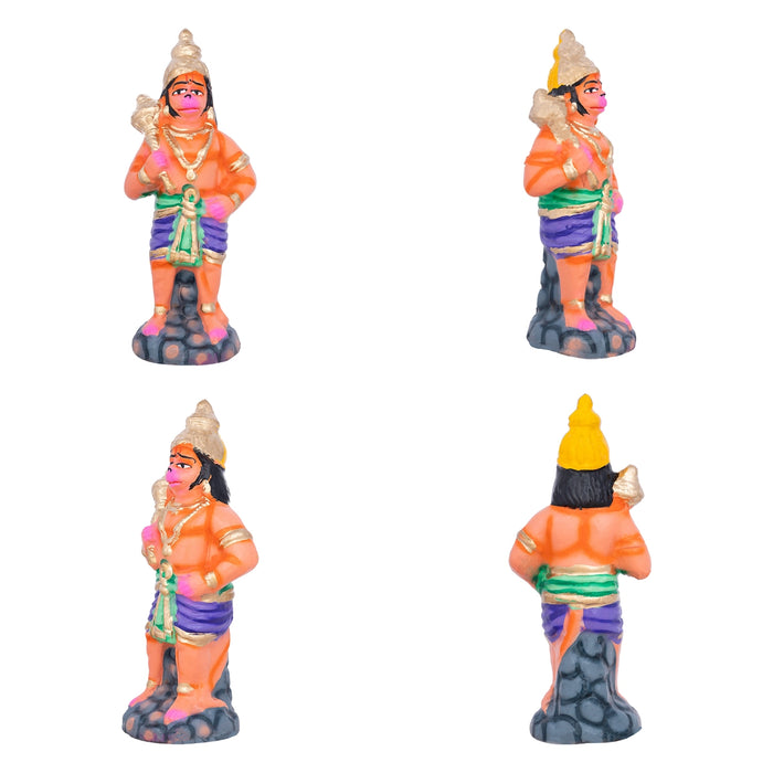 Ramar Palam Clay Golu Bommai Set - 8 x 3.5 Inches | Giri Golu Doll/ Navaratri Golu Bomma/Gombe/Bommai