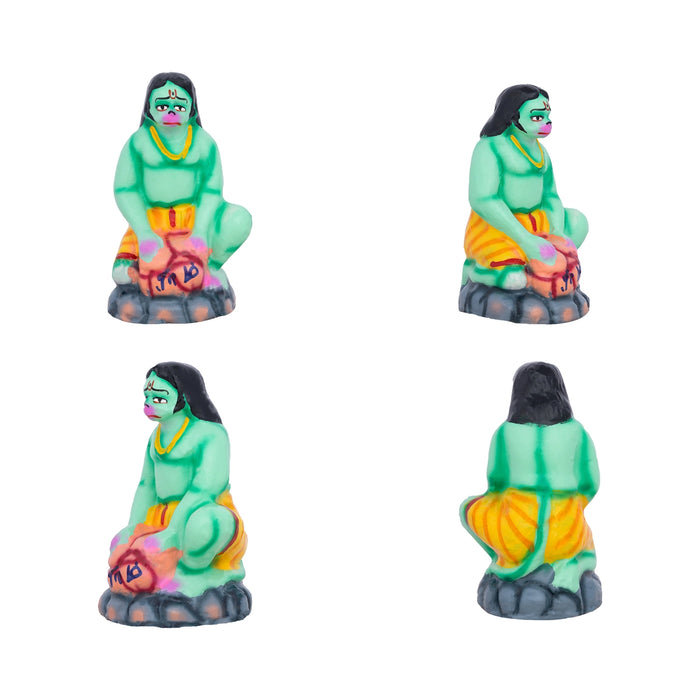 Ramar Palam Clay Golu Bommai Set - 8 x 3.5 Inches | Giri Golu Doll/ Navaratri Golu Bomma/Gombe/Bommai