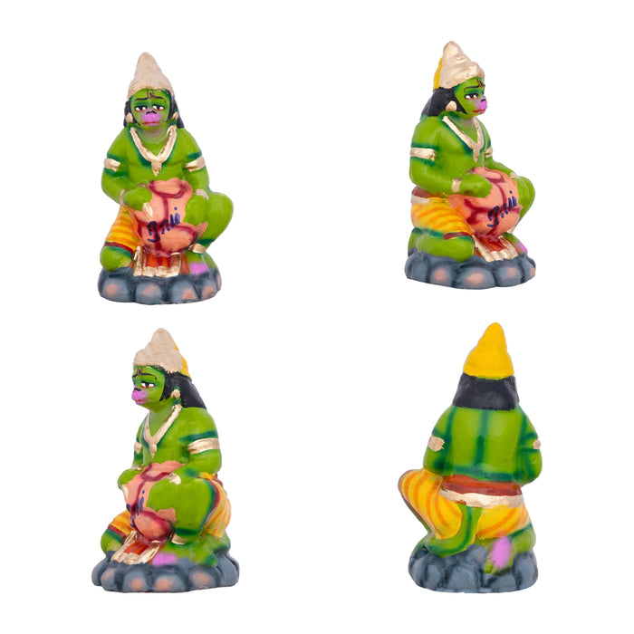 Ramar Palam Clay Golu Bommai Set - 8 x 3.5 Inches | Giri Golu Doll/ Navaratri Golu Bomma/Gombe/Bommai