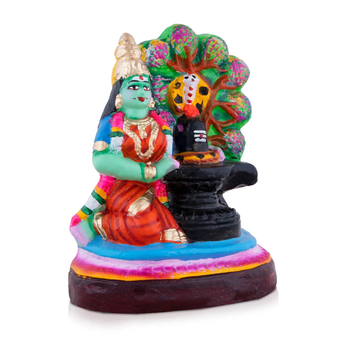 Kamba Nathi Clay Golu Bommai - 8 x 6 Inches | Giri Golu Doll/ Navaratri Golu Bomma/Gombe/Bommai