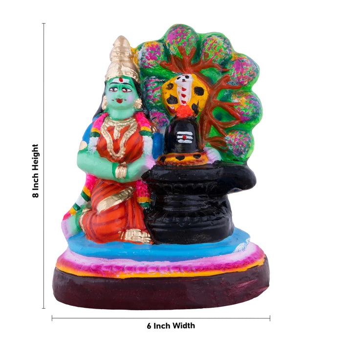 Kamba Nathi Clay Golu Bommai - 8 x 6 Inches | Giri Golu Doll/ Navaratri Golu Bomma/Gombe/Bommai