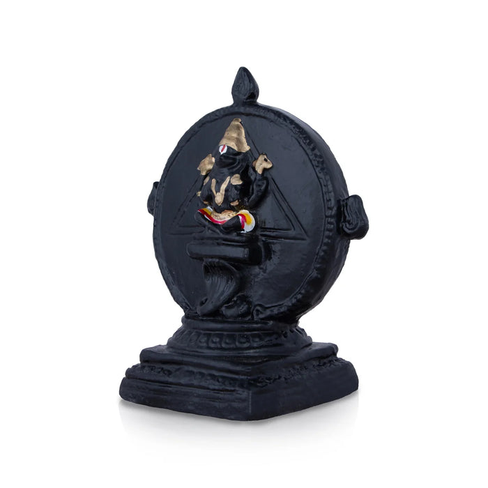 Chakrathazhwar Clay Golu Bommai - 8 x 7 Inches | Giri Golu Doll/ Navaratri Golu Bomma/Gombe/Bommai