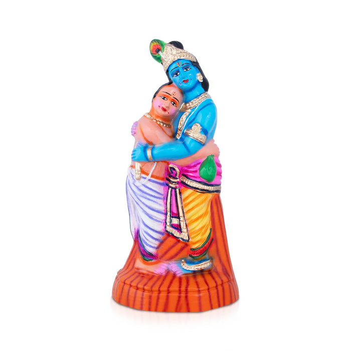 Krishna with Kuselar Paper Mache Golu Bommai - 13 x 6 Inches | Giri Golu Doll/ Navaratri Golu Bomma/Gombe