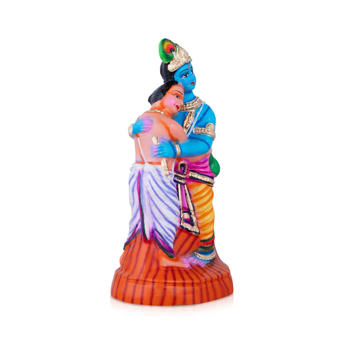 Krishna with Kuselar Paper Mache Golu Bommai - 13 x 6 Inches | Giri Golu Doll/ Navaratri Golu Bomma/Gombe