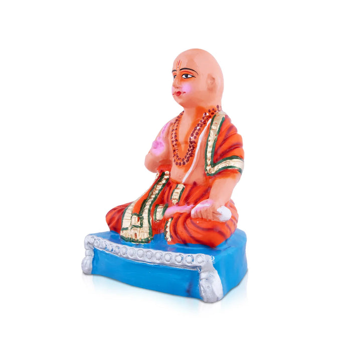 Madhvacharya Paper Mache Golu Bommai - 9 x 6.5 Inches | Giri Golu Doll/ Navaratri Golu Bomma/Gombe/Bommai