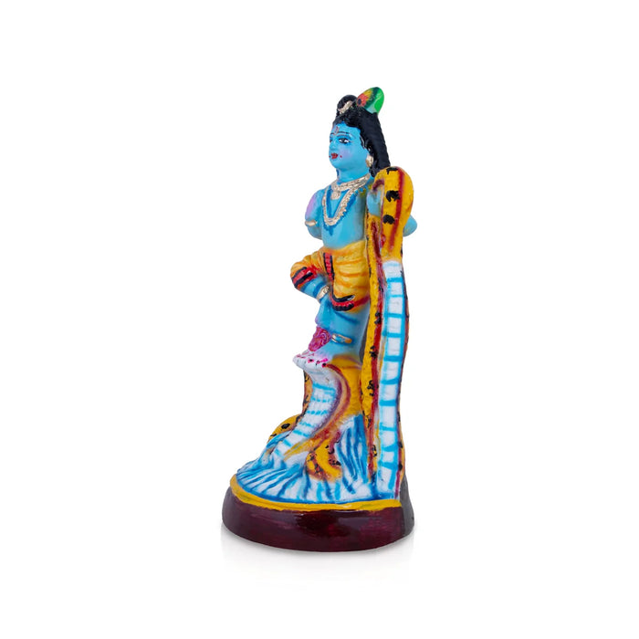 Krishna Kalinga Narthanam Paper Mache Golu Bommai - 12 x 6 Inches | Giri Golu Doll/ Navaratri Golu Bomma/Gombe