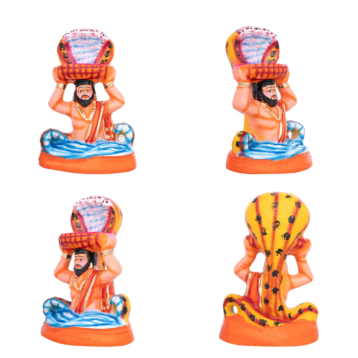 Krishna Leela Clay Golu Bommai Set - 7 x 9 Inches | Giri Golu Doll/ Navaratri Golu Bomma/Gombe/Bommai