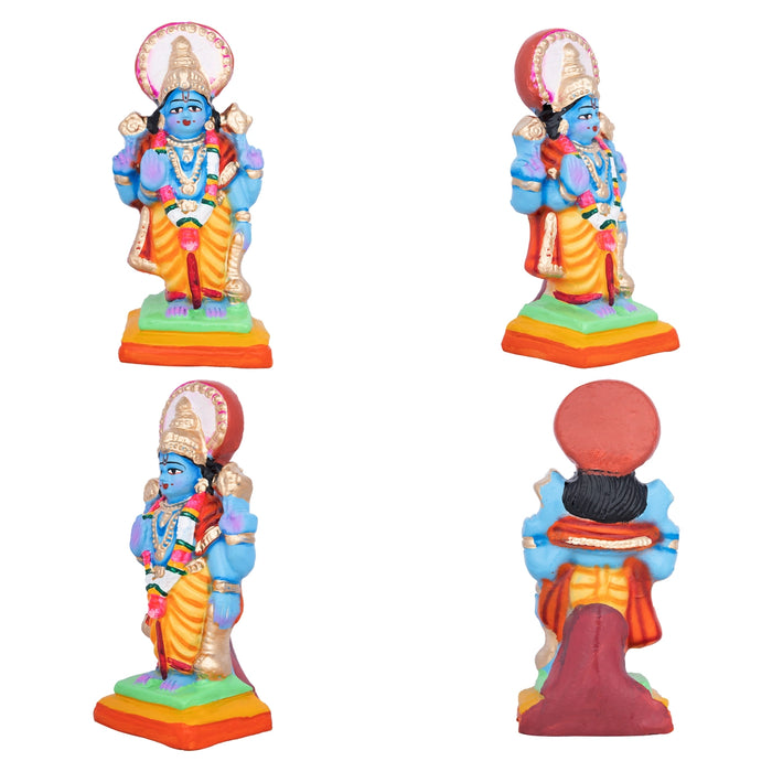 Krishna Leela Clay Golu Bommai Set - 7 x 9 Inches | Giri Golu Doll/ Navaratri Golu Bomma/Gombe/Bommai