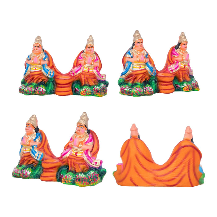 Krishna Leela Clay Golu Bommai Set - 7 x 9 Inches | Giri Golu Doll/ Navaratri Golu Bomma/Gombe/Bommai