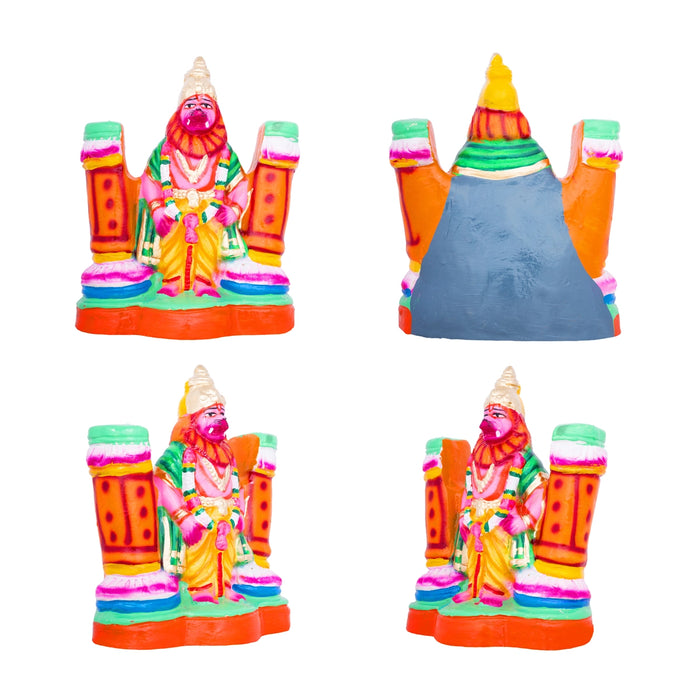 Prahalada Clay Golu Bommai Set - 9 x 7 Inches | Giri Golu Doll/ Navaratri Golu Bomma/Gombe/Bommai