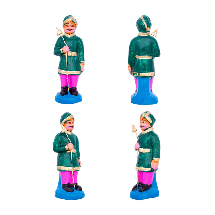 Prahalada Clay Golu Bommai Set - 9 x 7 Inches | Giri Golu Doll/ Navaratri Golu Bomma/Gombe/Bommai