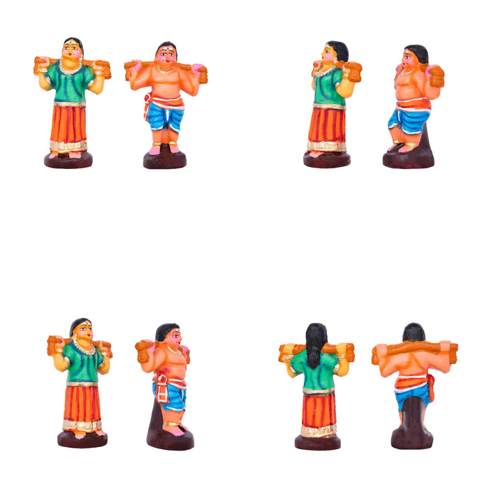 Palani Malai Kavadi Clay Golu Bommai Set - 9 x 11 Inches | Giri Golu Doll/ Navaratri Golu Bomma/Gombe/Bommai