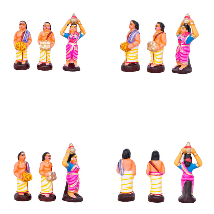 Palani Malai Kavadi Clay Golu Bommai Set - 9 x 11 Inches | Giri Golu Doll/ Navaratri Golu Bomma/Gombe/Bommai