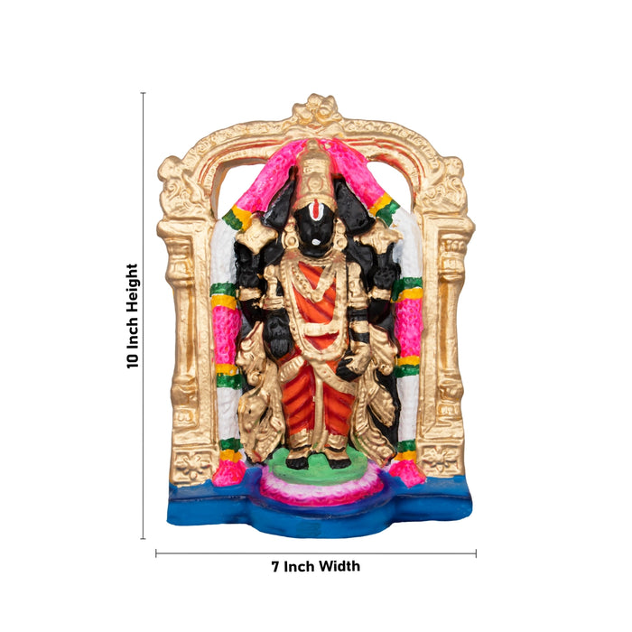 Tirupati Netra Darisanam Clay Golu Bommai Set - 10 x 7 Inches | Giri Golu Doll/Navaratri Golu Bomma/Gombe/Bommai