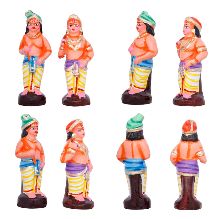 Govardhana Giri Clay Golu Bommai Set - 11 x 9 Inches | Giri Golu Doll/ Navaratri Golu Bomma/Gombe/Bommai