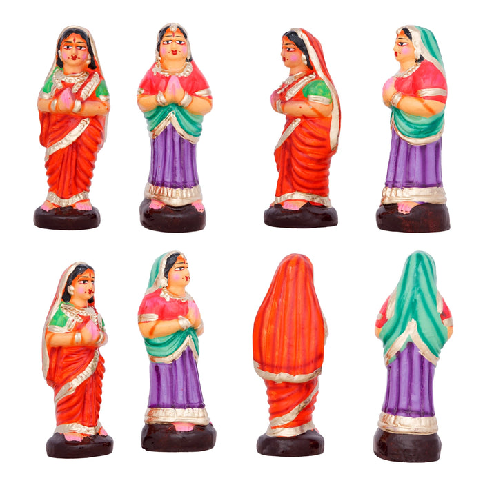 Govardhana Giri Clay Golu Bommai Set - 11 x 9 Inches | Giri Golu Doll/ Navaratri Golu Bomma/Gombe/Bommai