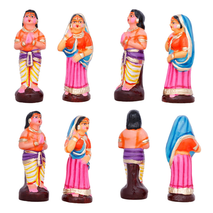 Govardhana Giri Clay Golu Bommai Set - 11 x 9 Inches | Giri Golu Doll/ Navaratri Golu Bomma/Gombe/Bommai