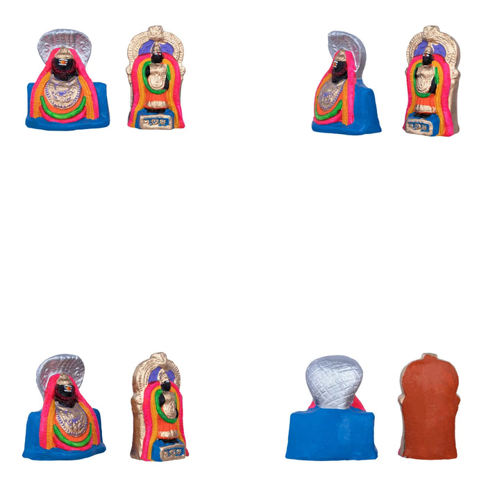 Girivalam Clay Golu Bommai Set - 9 x 11 Inches | Giri Golu Doll/ Navaratri Golu Bomma/Gombe/Bommai