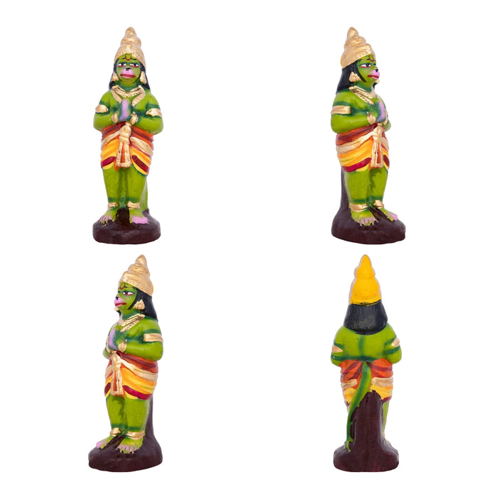 Vaikuntam Clay Golu Bommai Set - 9 x 8 Inches | Giri Golu Doll/ Navaratri Golu Bomma/Gombe/Bommai