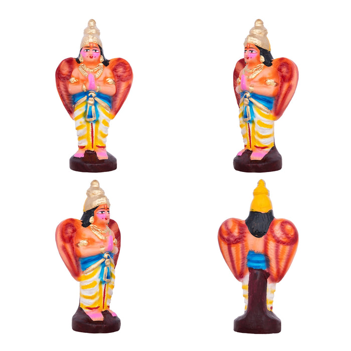 Vaikuntam Clay Golu Bommai Set - 9 x 8 Inches | Giri Golu Doll/ Navaratri Golu Bomma/Gombe/Bommai