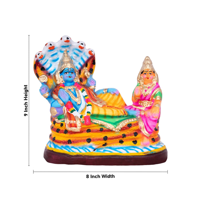 Vaikuntam Clay Golu Bommai Set - 9 x 8 Inches | Giri Golu Doll/ Navaratri Golu Bomma/Gombe/Bommai