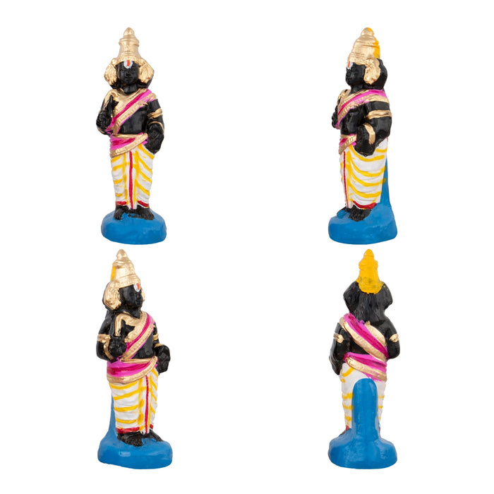 Parthasarathy Perumal Utsavar Clay Golu Bommai Set - 10 x 6 Inches | Giri Golu Doll/ Navaratri Golu Bomma/Gombe