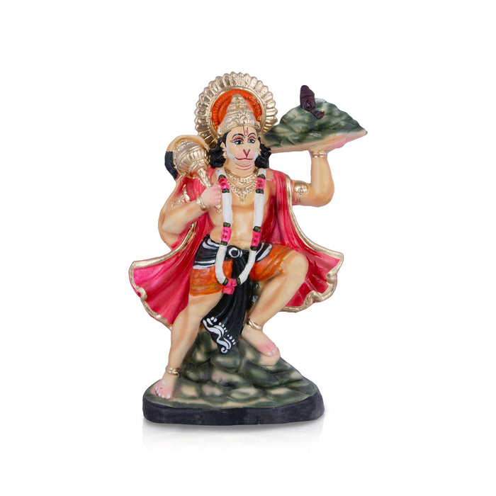 Sanjeevani Hanuman Statue Clay Golu Bommai- 14 X 10 Inches | Navaratri Golu Gombe/Giri Golu Doll/ Navratri Decor