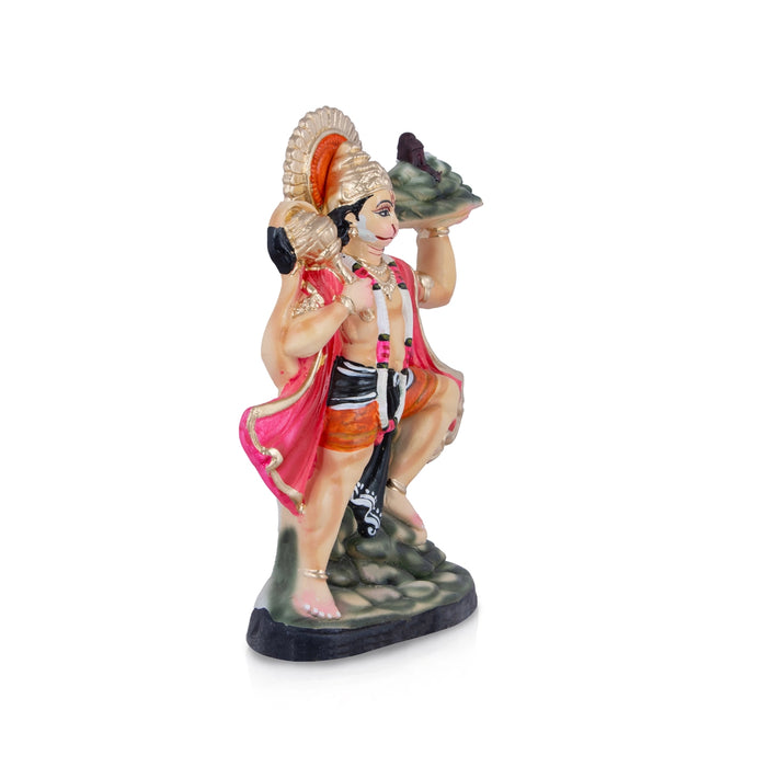 Sanjeevani Hanuman Statue Clay Golu Bommai- 14 X 10 Inches | Navaratri Golu Gombe/Giri Golu Doll/ Navratri Decor