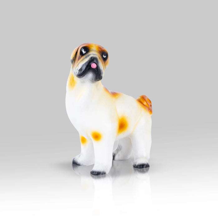 Dog Standing Clay Golu Bommai - 4.5 x 4 Inches | Giri Golu Doll/ Navaratri Golu Bomma/ Gombe/ Bommai