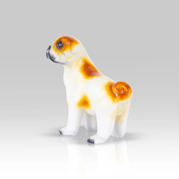 Dog Standing Clay Golu Bommai - 4.5 x 4 Inches | Giri Golu Doll/ Navaratri Golu Bomma/ Gombe/ Bommai