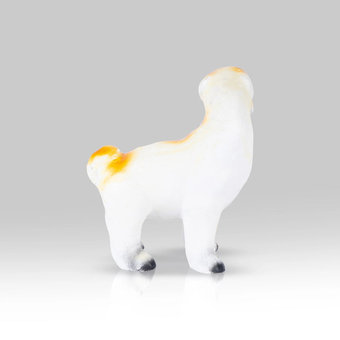Dog Standing Clay Golu Bommai - 4.5 x 4 Inches | Giri Golu Doll/ Navaratri Golu Bomma/ Gombe/ Bommai