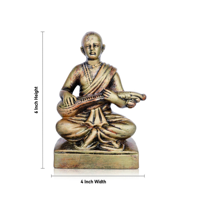 Muthuswami Dikshitar Clay Golu Bommai - 6 Inches | Giri Golu Doll/ Navaratri Golu Bomma/Gombe/Bommai