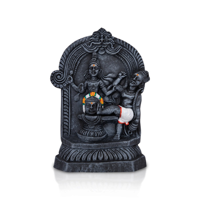 Kannappa Nayanar Clay Golu Bommai - 9 x 6.5 Inches | Giri Golu Doll/Navaratri Golu Bomma/Gombe/ Dasara Doll