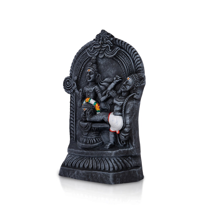 Kannappa Nayanar Clay Golu Bommai - 9 x 6.5 Inches | Giri Golu Doll/Navaratri Golu Bomma/Gombe/ Dasara Doll