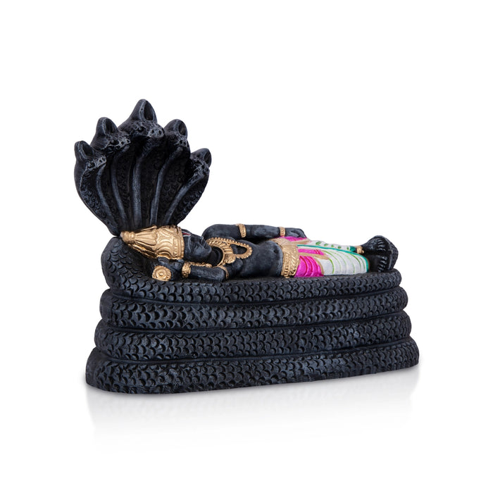 Ranganathar Black Clay Golu Bommai - 7 x 9 Inches | Giri Golu doll/ Navaratri Kolu Bomma/ Gombe/ Bommai
