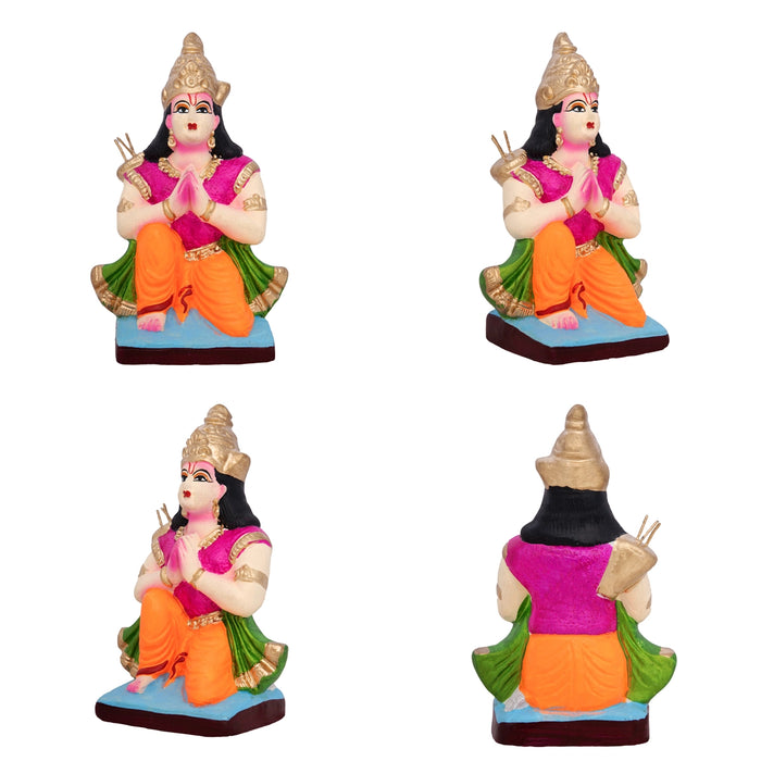 Vishvaroopam Clay Golu Bommai - 13 x 6.5 Inches | Giri Golu doll/ Navaratri Kolu Bommalu/ Dasara Doll