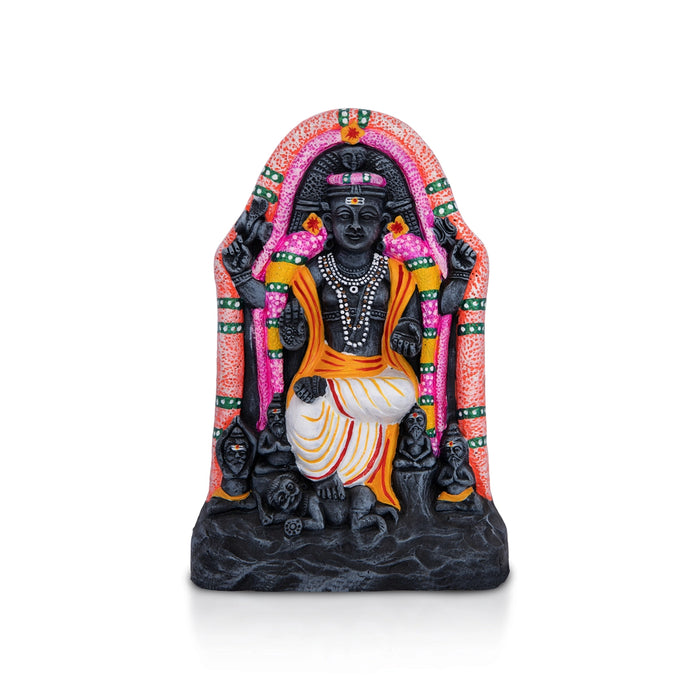 Dakshinamurthy Clay Golu Bommai - 9 x 6 Inches | Giri Golu Doll/ Navaratri Golu Bomma/ Dasara Doll