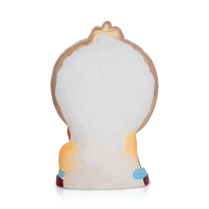 Durga Mahishasuramardini Clay Golu Bommai - 10 x 6.5 Inches | Giri Golu Doll/ Navaratri Golu Bomma/ Bommalu