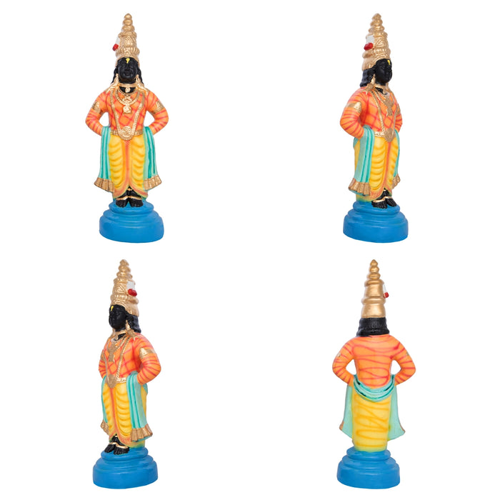 Vittal Rukmini Clay Golu Bommai - 12 x 4 Inches | Giri Golu Doll/ Navaratri Kolu Bomma/ Gombe