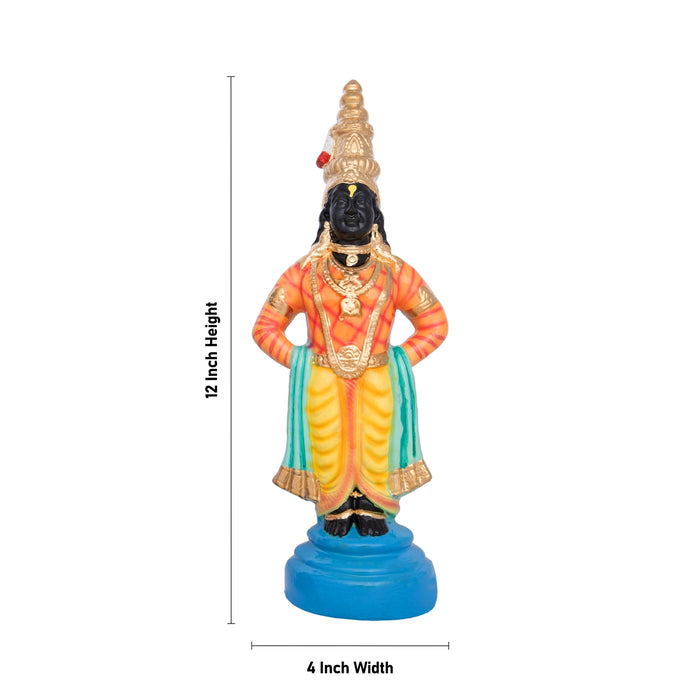 Vittal Rukmini Clay Golu Bommai - 12 x 4 Inches | Giri Golu Doll/ Navaratri Kolu Bomma/ Gombe