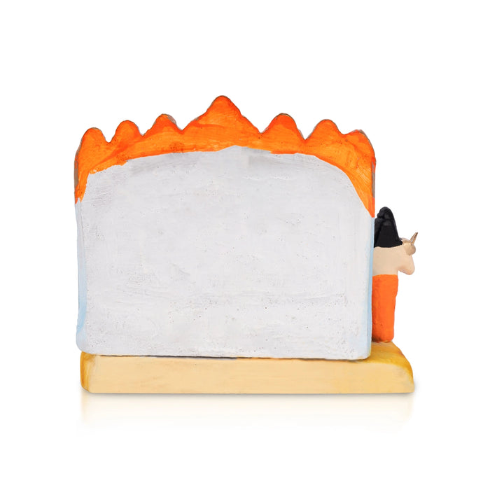 Ramayanam Sethu Bhandhanam Clay Golu Bommai Set - 8 x 9 Inches | 4 Pcs/ Giri Golu Doll/ Navaratri Golu Bommalu