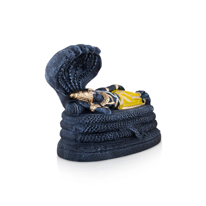 Ranganathar Black Clay Golu Bommai - 9 x 10.5 Inches | Giri Golu doll/ Navaratri Kolu Bomma/ Dasara Doll/ Gombe