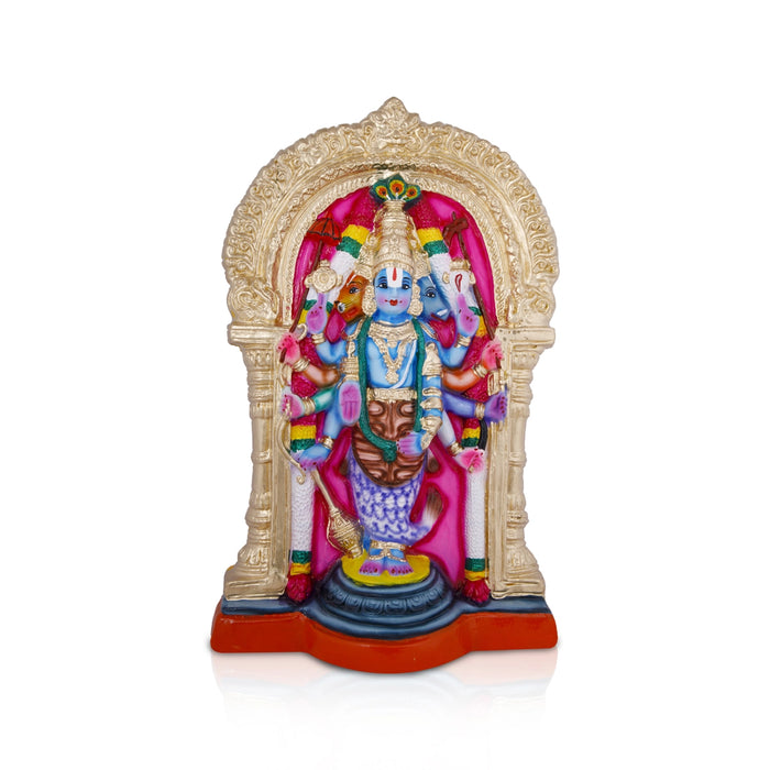 Dasavatharam Perumal Paper Mache Golu Bommai - 18 x 15.5 Inches | Giri Golu Doll/ Navaratri Golu Bomma/Gombe