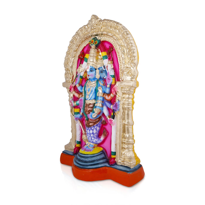 Dasavatharam Perumal Paper Mache Golu Bommai - 18 x 15.5 Inches | Giri Golu Doll/ Navaratri Golu Bomma/Gombe