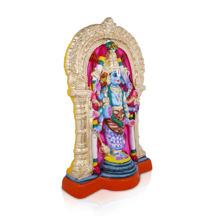 Dasavatharam Perumal Paper Mache Golu Bommai - 18 x 15.5 Inches | Giri Golu Doll/ Navaratri Golu Bomma/Gombe