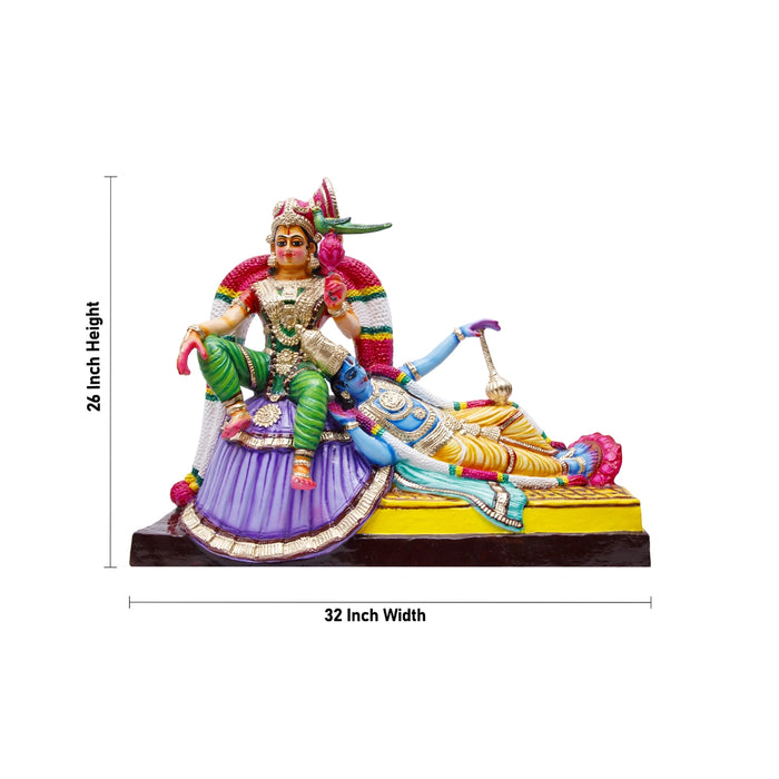 Andal Rangamannar Paper Mache Golu Bommai - 26 x 32 Inches | Giri Golu Doll/ Navaratri Golu Bomma/Gombe/Bommai