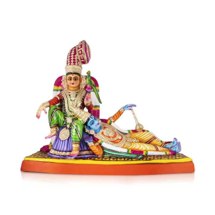 Andal RangaMannar Paper Mache Golu Bommai - 20 x 26 Inches | Giri Golu Doll/ Navaratri Golu Bomma/Gombe/Bommai