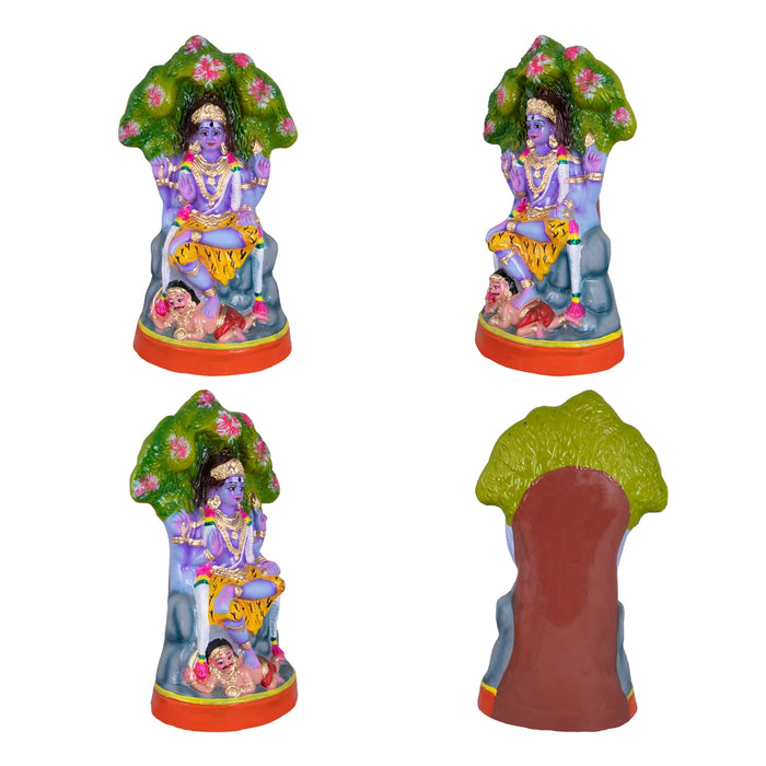 Dakshinamoorti Paper Mache Golu Bommai - 14 x 8 Inches | Giri Golu Doll/ Navaratri Kolu Bomma/ Dasara Doll