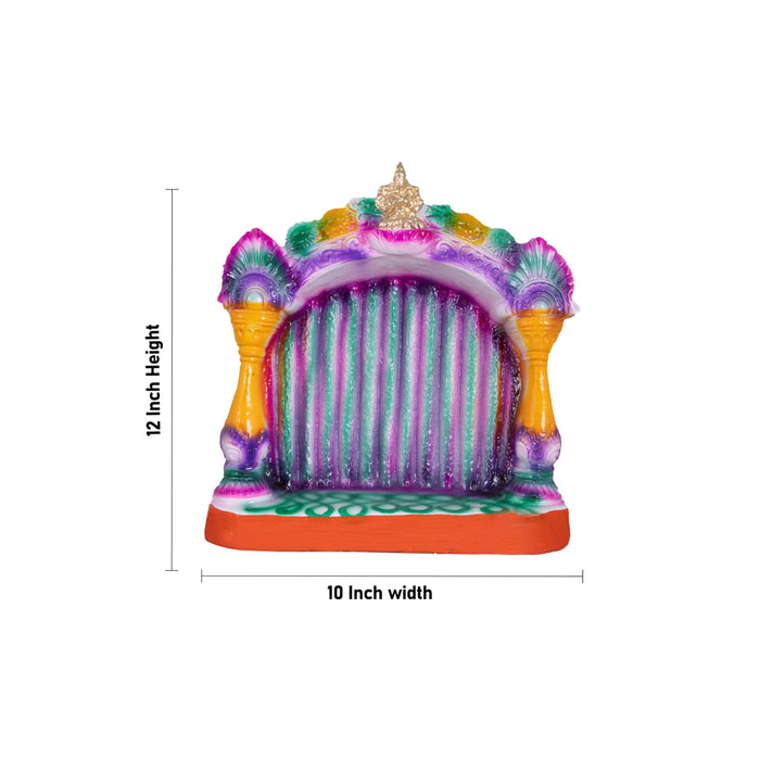 Marriage Paper Mache Golu Bommai Set - 12 x 10 Inches | Giri Golu Doll/ Navaratri Golu Bomma/Gombe/Bommai