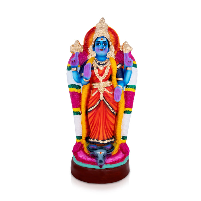 Durga Paper Mache Golu Bommai - 15 x 9.5 Inches | Giri Golu Doll/ Navaratri Golu Bomma/Gombe/Bommai